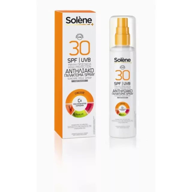 SOLENE αντηλιακό γαλάκτωμα σώματος spf30 150 ml
