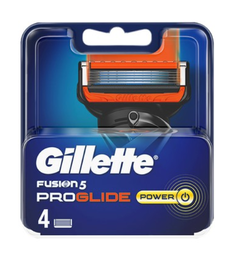 GILLETTE Blades Fusion Proglide Ανταλλακτικές Κεφαλές 4τμχ.