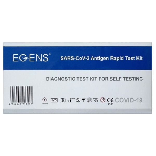 EGENS SARS-CoV-2 Antigen Rapid Test Kit Τεστ Ανίχνευσης Αντιγόνου Covid-19, 1τεμ