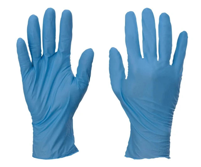 HARTMANN Γάντια Εξεταστικά Νιτριλίου Χωρίς Πούδρα Μπλε Large 100τμχ