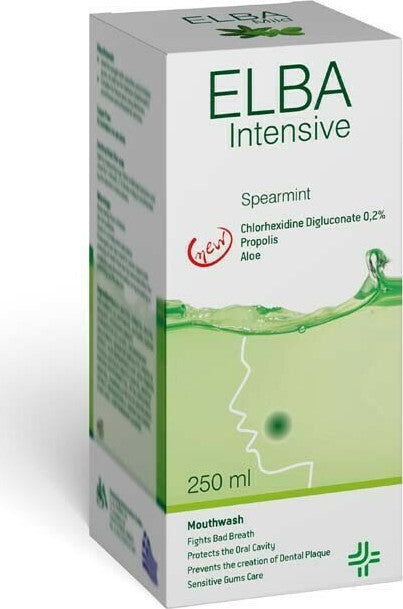 SJA Elba Intensive Στοματικό Διάλυμα 0,20% Χλωρεξιδίνη 250ml