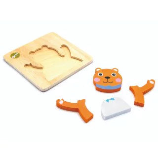 OOPS Build & Match 3D Puzzle Ξύλινο Παιδικό Παιχνίδι Παζλ, 1τμχ