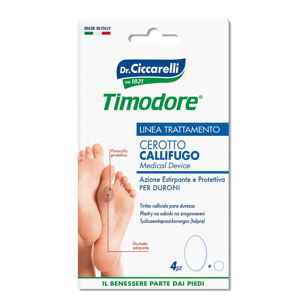 DR. CICCARELLI επικάλια αφαιρετικά για σκληρύνσεις , 4 τμχ