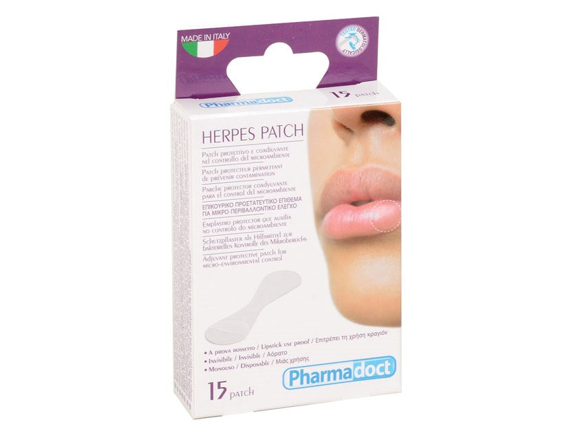 PHARMADOCT Herpes Patch Αόρατα Θεραπευτικά Επιθέματα για Επιχείλιο Έρπητα, 15 επιθέματα