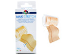 MASTER AID Maxi Stretch Αυτοκόλλητο Ρόλο Συνεχούς Γάζας Καφέ 50x8cm