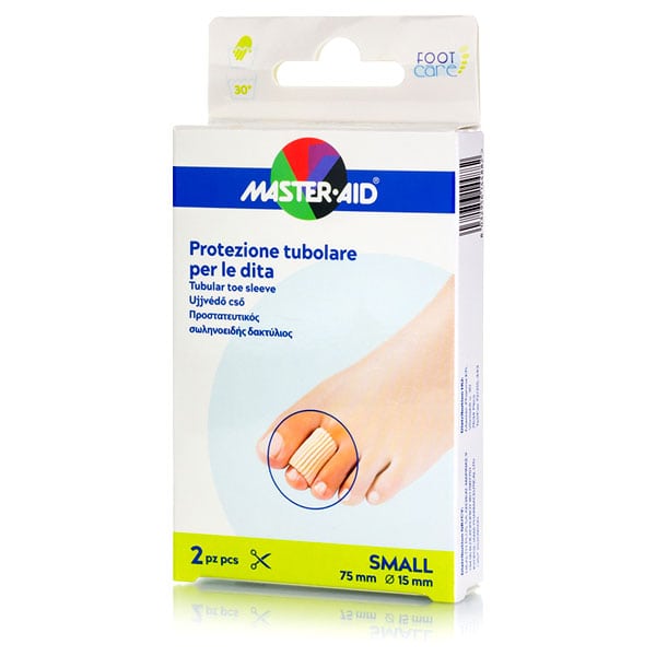 MASTER AID Tubular Toe Sleeve Προστατευτικός Σωληνοειδής Δακτύλιος , 2 τεμάχια