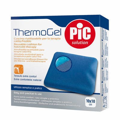 PIC Solution Thermogel Comfort 10x10cm Επαναχρησιμοποιούμενο Μαξιλαράκι με Gel για τη θεραπεία ζεστού η κρύου, 1 τεμάχιο