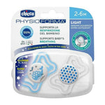 CHICCO Πιπίλα Physio Light 2-6Για Τη Νύχτα 2 Τεμάχια
