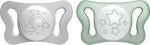 CHICCO Physio Forma Micro Night 0-2m, 2τμχ | Πιπίλα Σιλικόνης Νύχτας από 0-2+ μηνών