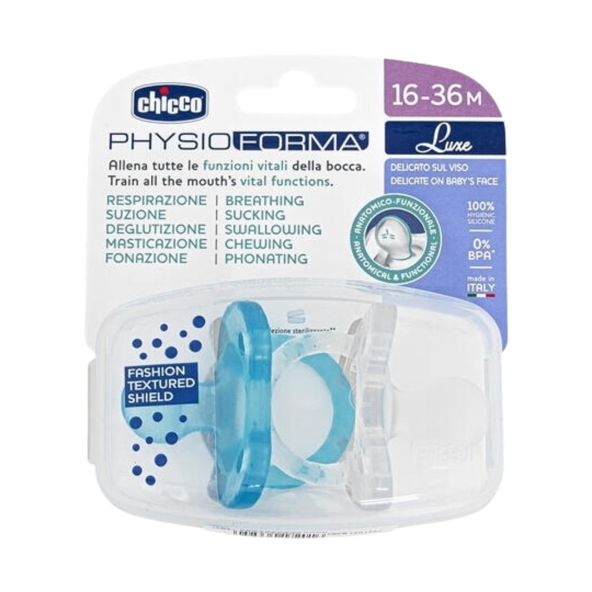 CHICCO PhysioForma Soft Luxe Πιπίλα από Σιλικόνη, 2τεμ