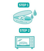 CHICCO PhysioForma Mini Soft Σιλικόνης Διάφανη 2-6m που Φωσφορίζει, 2τμχ