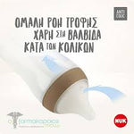 Nuk Perfect Match Γυάλινο Μπιμπερό με Δείκτη Ελέγχου Θερμοκρασίας 3m+, 230ml