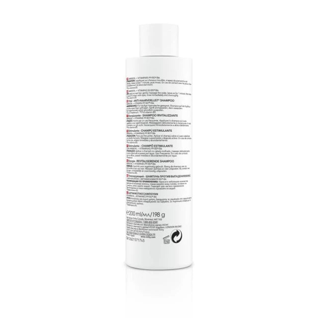 VICHY DERCOS Δυναμωτικό Σαμπουάν με Aminexil®, 200ml