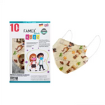 Famex Mask Kids Μάσκα για Παιδιά FFP2 ME Σχέδια 5 Τεμάχια