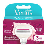 GILLETTE Woman Venus Spa Breeze Sugarbrerry Blister Ανταλλακτικές Κεφαλές Γυναικείας Ξυριστικής Μηχανής 3 Tεμάχια