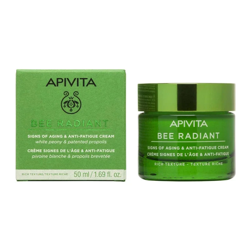 APIVITA Bee Radiant Peony & Patented Propolis Rich Texture 50ml