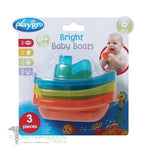 PLAYGRO– Bright Baby Boats Καραβάκια για το Μπάνιο 6m+