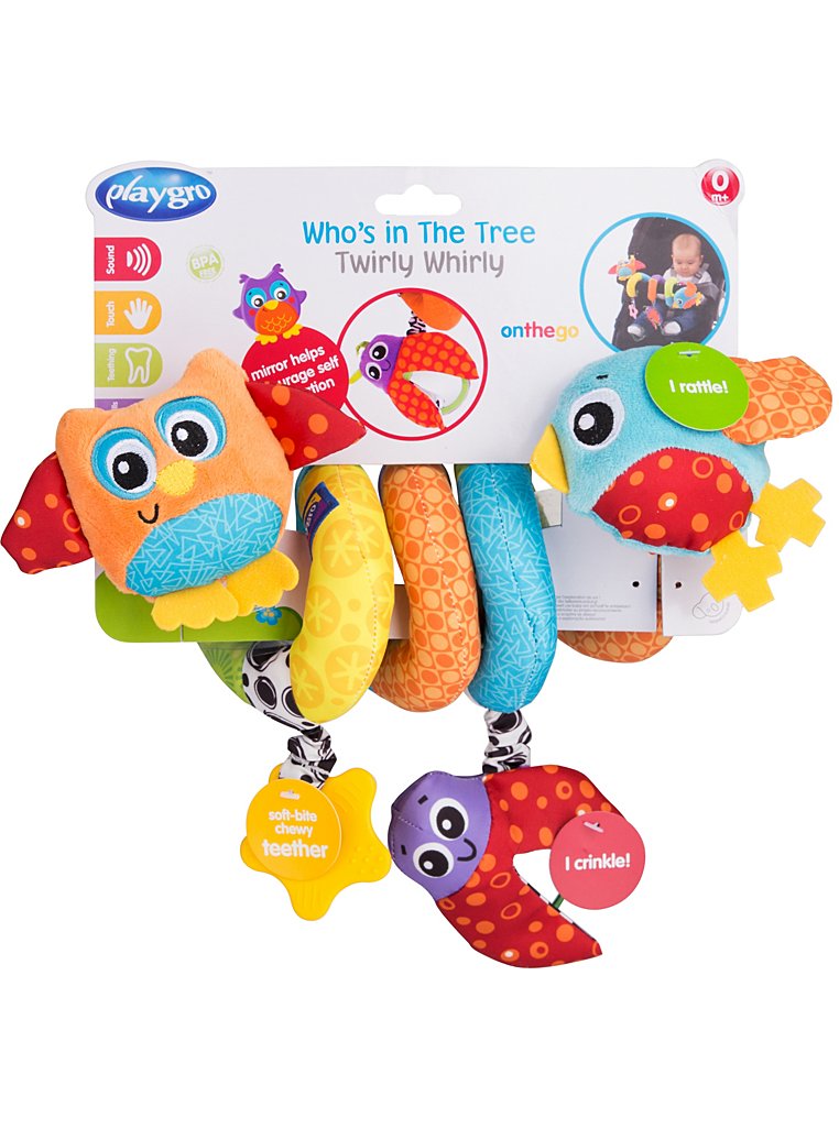 PLAYGRO Σπιράλ δραστηριοτήτων Who's In The Tree Twirly Whirly