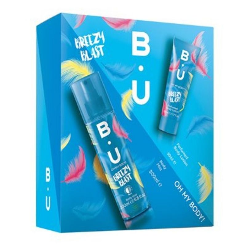 Γυναικείο Σετ Δώρου BU Breezy Blast Body Mist 200ml & Body Lotion 50ml