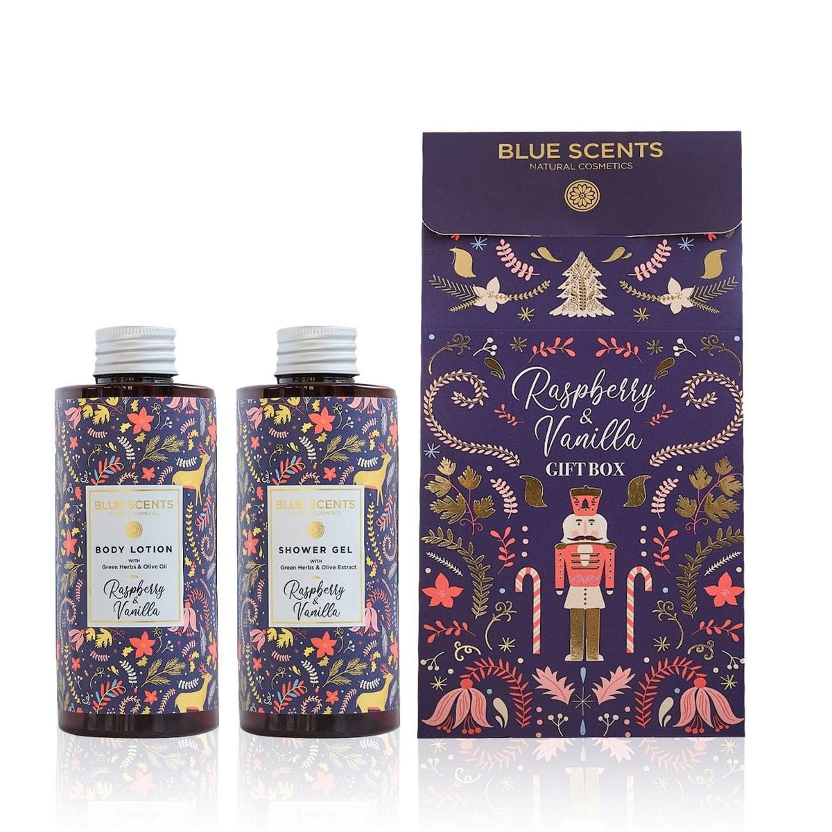 BLUE SCENTS Christmas Raspberry & Vanilla Gift Set