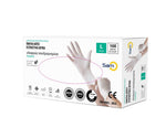 SAM Γάντια λάτεξ λευκός πουδραρισμένα-L/100τμχ