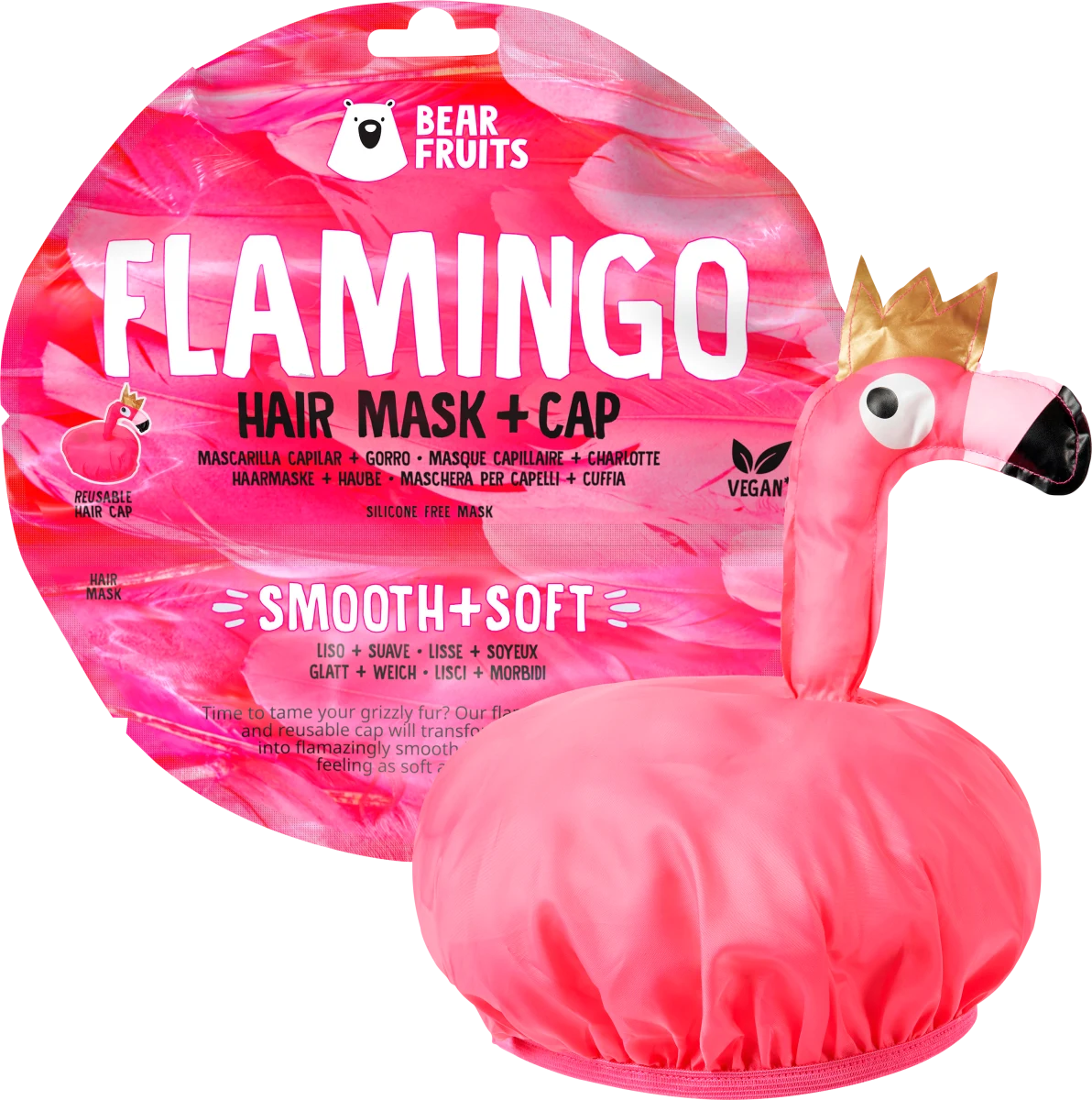 BEAR FRUITS Hair Mask 20 ml & Cap Μάσκα Μαλλιών(ΔΙΑΛΕΞΕ ΤΗΝ ΚΑΤΑΛΛΗΛΗ ΓΙΑ ΕΣΕΝΑ) + Σκουφάκι επαναχρησιμοποιούμενο