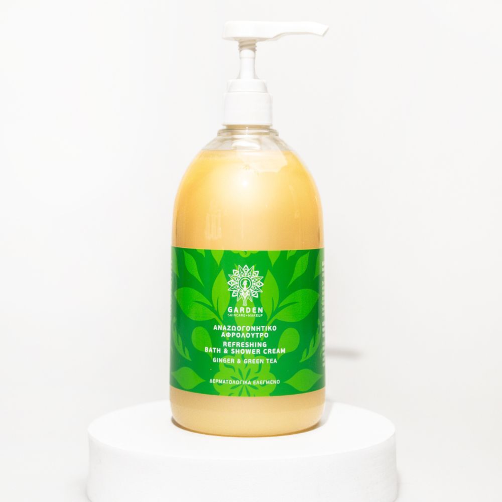 ΚΗΠΟΣ ΠΑΝΘΕΝΟΛΩΝ Αφρόλουτρο Τζίντζερ και Πράσινο Τσάι 1L