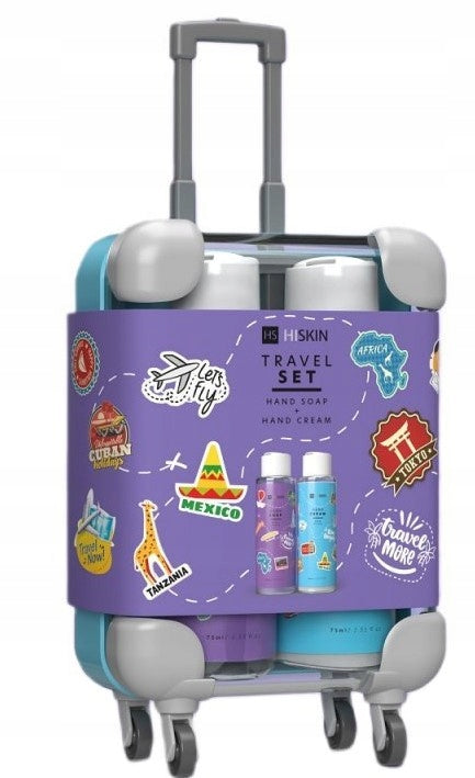 HISKIN travel set hand soap+hand cream