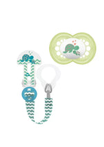 ΜAM πιπίλα σιλικόνης original κλιπ+πιπίλα 6-16 m