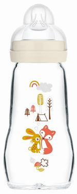 MAM Μπιμπερό Γυάλινο Feel Good (2+μηνών) 260ml