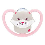NUK Perfect Match Air Πιπίλα Σιλικόνης Pink Cat 18-36m