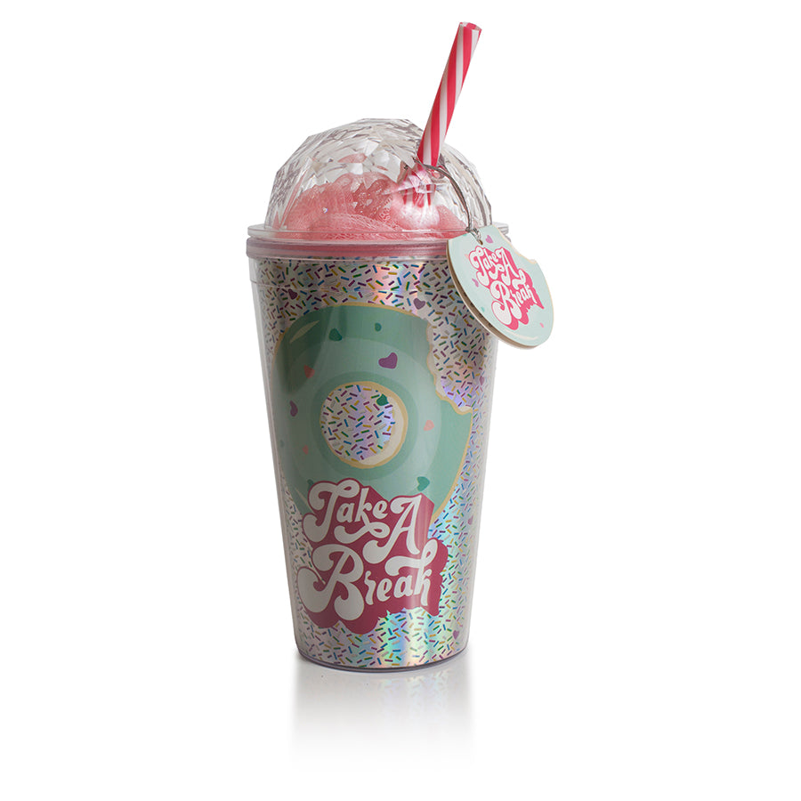 POKHARA girl power σετ μπάνιου- ποτήρι με καλαμάκι