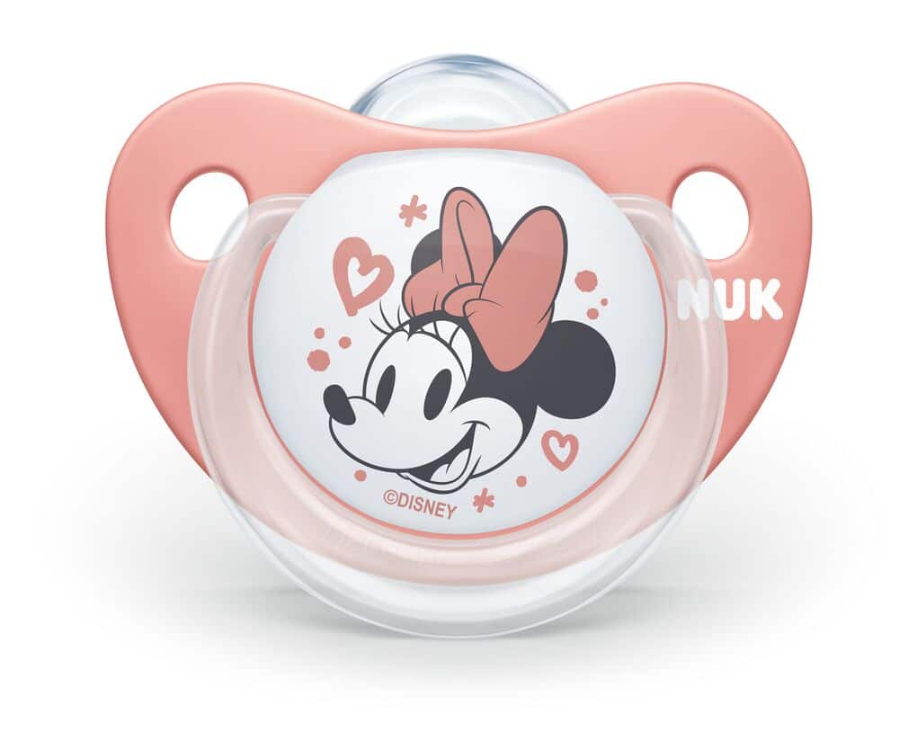 NUK Trendline Minnie & Mickey πιπίλα σιλικόνης 6-18 m, 1 τμχ