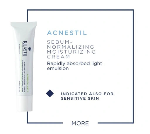 RILASTIL Acnestil Mat Cream Κρέμα για τις ατέλειες, 40ml