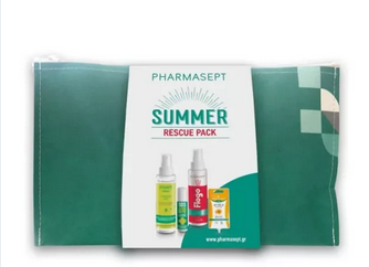 Σετ PHARMASEPT Summer Rescue Pack Insect Lotion 100ml & Sos After Bite Roll-On 15ml & Flogo Instant Calm Spray 100ml & Arnica Cream Gel 15ml