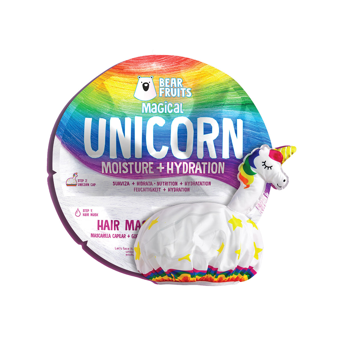 BEAR FRUITS Hair Mask 20 ml & Cap Μάσκα Μαλλιών(ΔΙΑΛΕΞΕ ΤΗΝ ΚΑΤΑΛΛΗΛΗ ΓΙΑ ΕΣΕΝΑ) + Σκουφάκι επαναχρησιμοποιούμενο