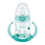 NUK First Choice Εκπαιδευτικό Μπιμπερό με Λαβές για 6-18m+ με Ρύγχος Σιλικόνης και δεικτη θερμοκρασίας 150ml