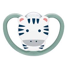 NUKSpace Ζωάκια Πιπίλα Σιλικόνης 18-36m 1τμχ