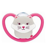 NUKSpace Ζωάκια Πιπίλα Σιλικόνης 18-36m 1τμχ