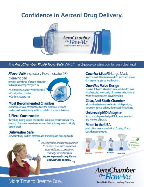 AEROCHAMBER Ενηλίκων Με επιστόμιο