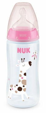 NUK First Choice Plus Πλαστικό Μπιμπερό με Θηλή Σιλικόνης 6-18m , 300ml