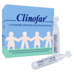 CLINOFAR Αποστειρωμένες Αμπούλες Φυσιολογικού Ορού για Ρινική Αποσυμφόρηση, 15x5ml