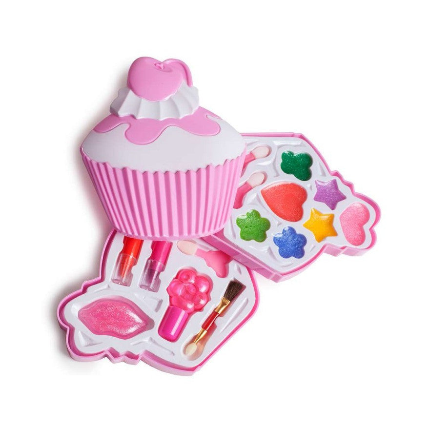 POKHARA Παιδικό Σετ Μακιγιαζ σε Θήκη Cup Cake, 1σετ