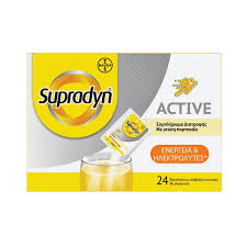 Supradyn Active Ηλεκτρολύτες & Ενέργεια, Μαγνήσιο, Kάλιο & Βιταμίνες, 24sachets