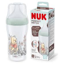 Nuk Μπιμπερό Perfect Match Winnie με Θηλή Σιλικόνης 3m+, 260ml