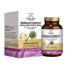 John Noa Herbalin Complex 456 mg Milk Thistle Λιποσωμιακό 30 caps