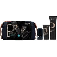 Panthenol Extra Men Master of Care Promo After Shave Balm Ανδρικό Ενυδατικό Balm για μετά το Ξύρισμα, 75ml, 3 in1 Cleanser Face Body Hair Ανδρικό Αφρόλουτρο & Σαμπουάν, 200ml, Deodorant Roll-on Ανδρικό Αποσμητικό, 50ml & Δώρο Νεσεσέρ, 1σετ