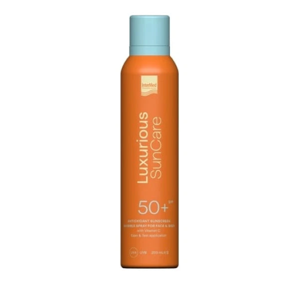 INTERMED Luxurious Suncare Invisible Spray For Face & Body Spf50+ 200ml