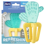 CHICCO Δροσιστικός Κρίκος Οδοντοφυΐας Refreshing σε Σχήμα Cactus 4m+, 1τεμ