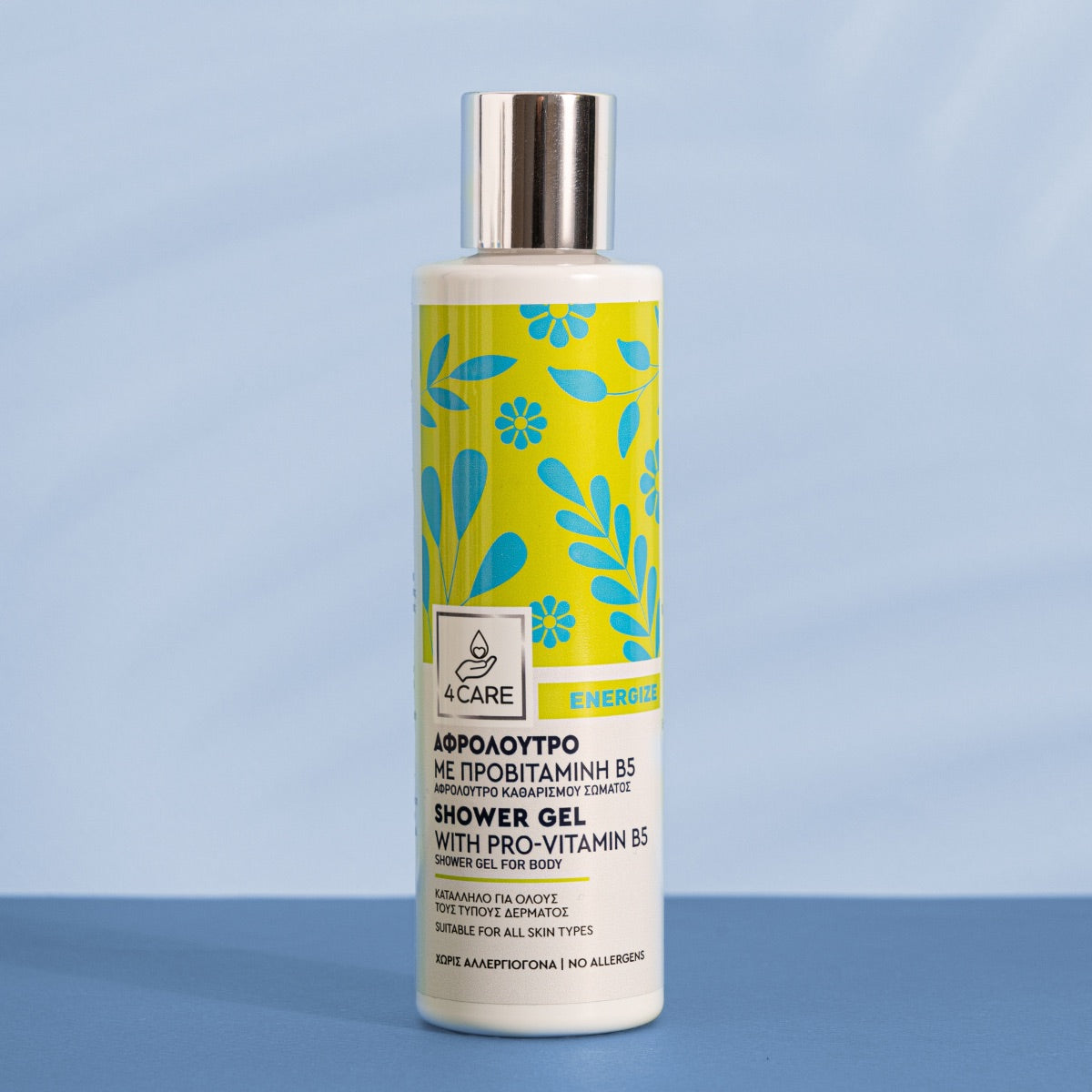 4CARE Αφρόλουτρο καθαρισμού σώματος ENERGIZE με προβιταμίνη Β5 200ml